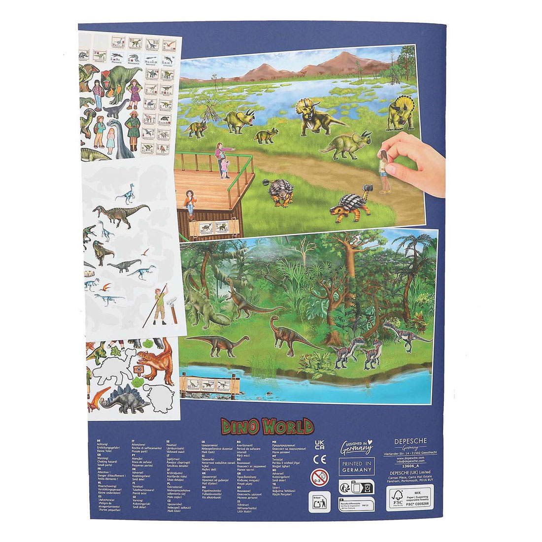 Create your Dino Zoo Stickerboek