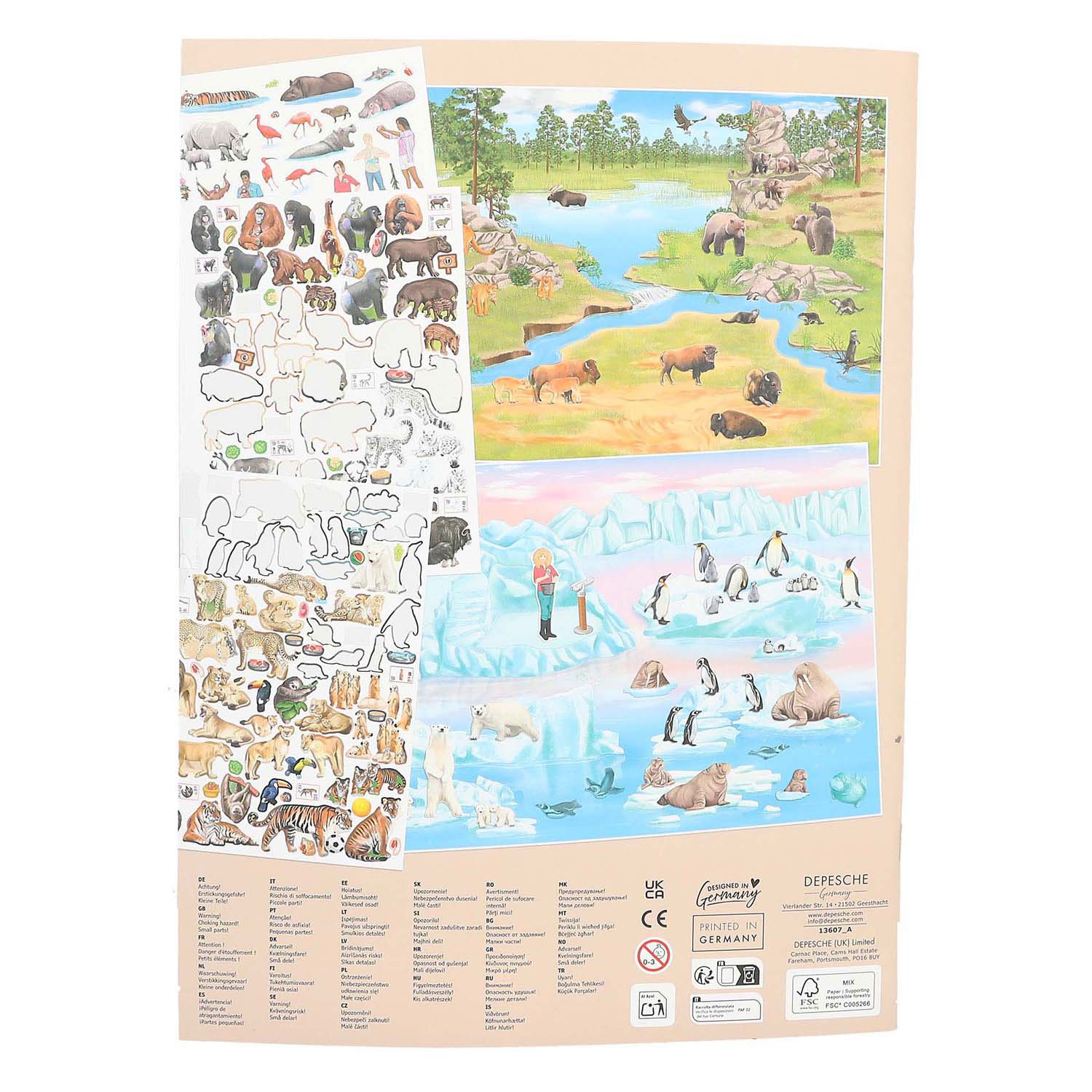 Create your ZOO Stickerboek