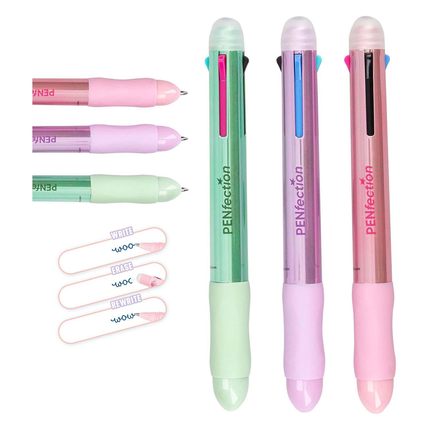 PENfection Uitwisbare Gelpen 4 Kleuren