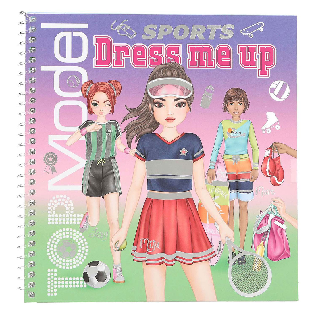 TOPModel Dress Me Up Stickerboek Sport