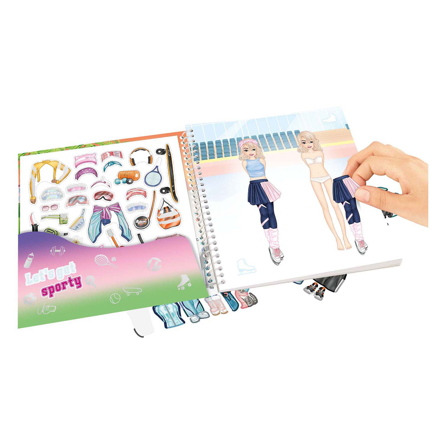 TOPModel Dress Me Up Stickerboek Sport