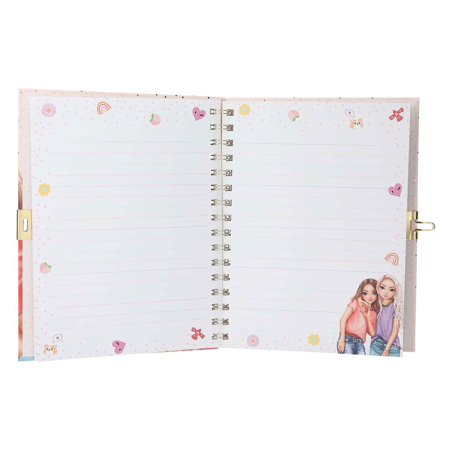 TOPModel Dagboek met Slot & Armband