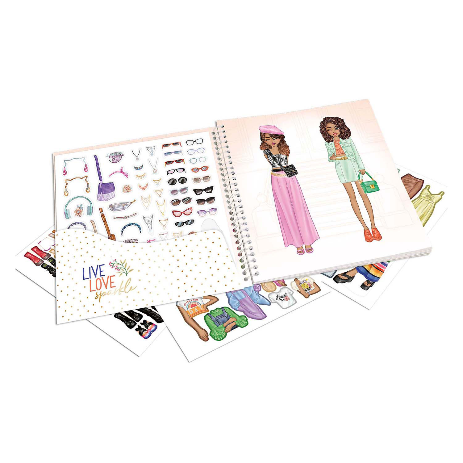 TOPModel Dress Me Up Stickerboek