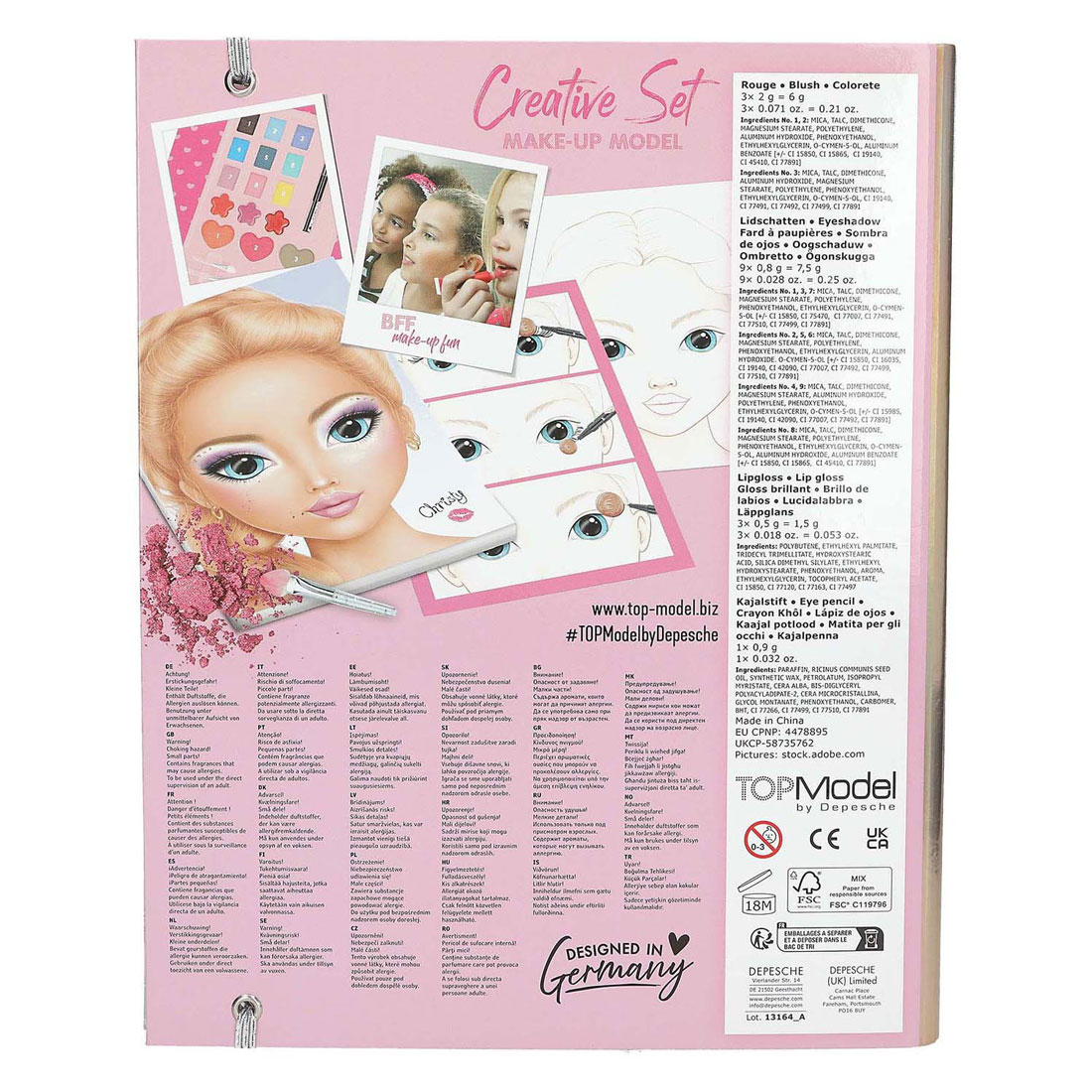 TOPModel Make-up Creatiemap