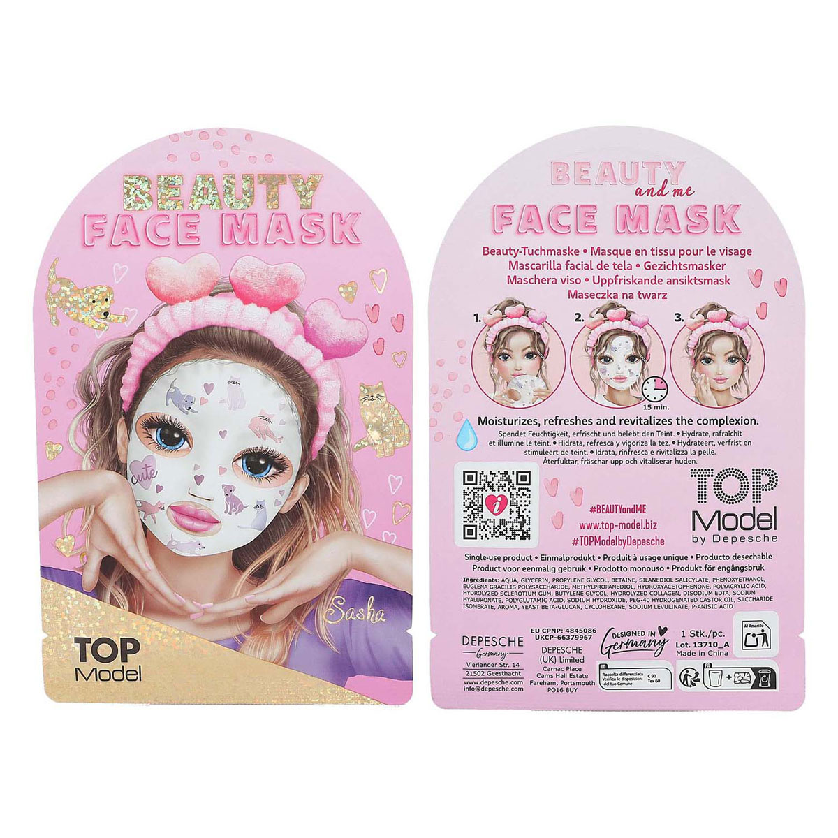 TOPModel Gezichtsmasker Beauty & Me