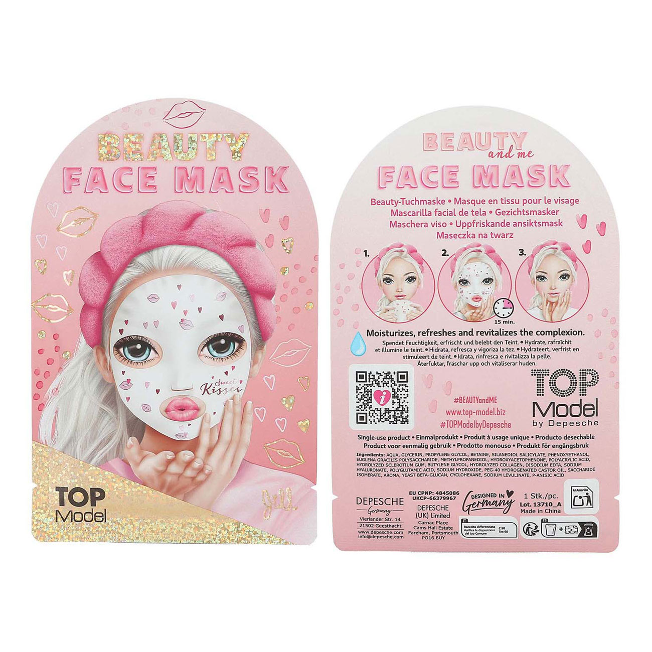 TOPModel Gezichtsmasker Beauty & Me