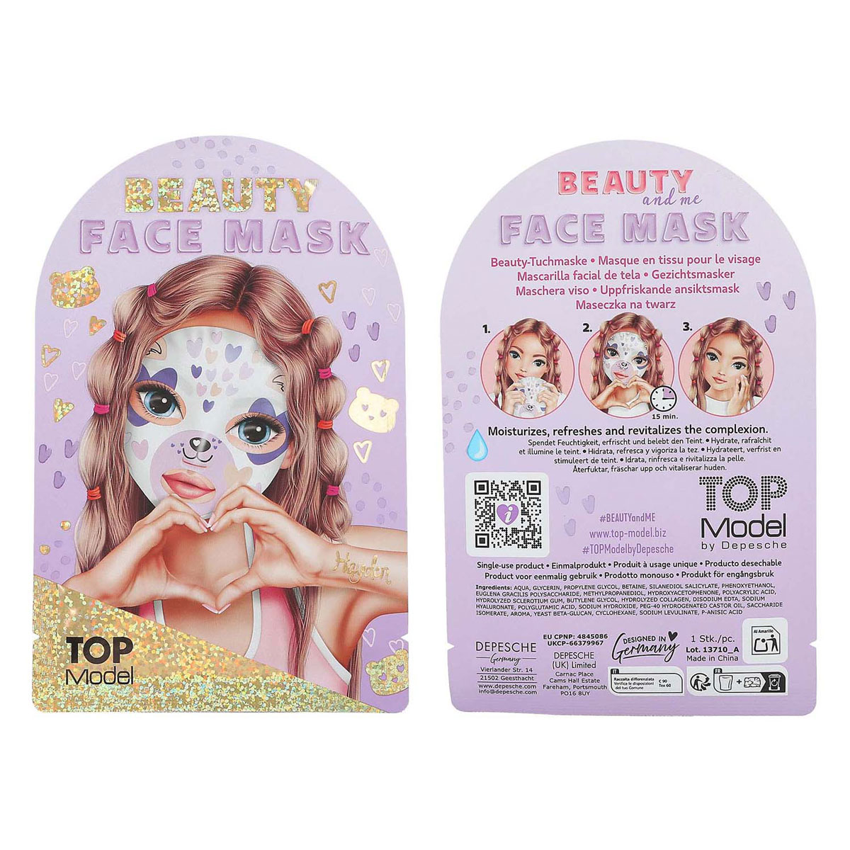 TOPModel Gezichtsmasker Beauty & Me