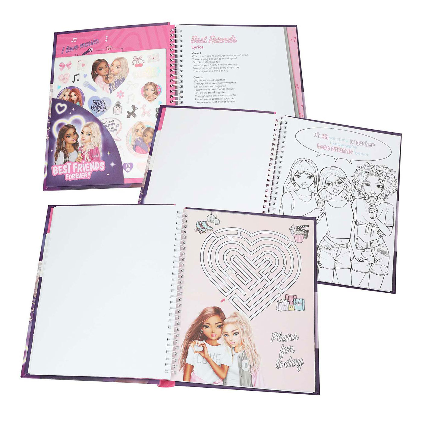 TOPModel Kleurboek met LED en Geluid MY BFF