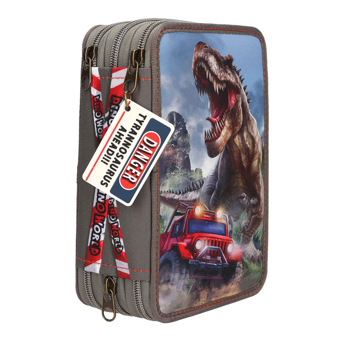 Dino World 3-Vaks Etui New World