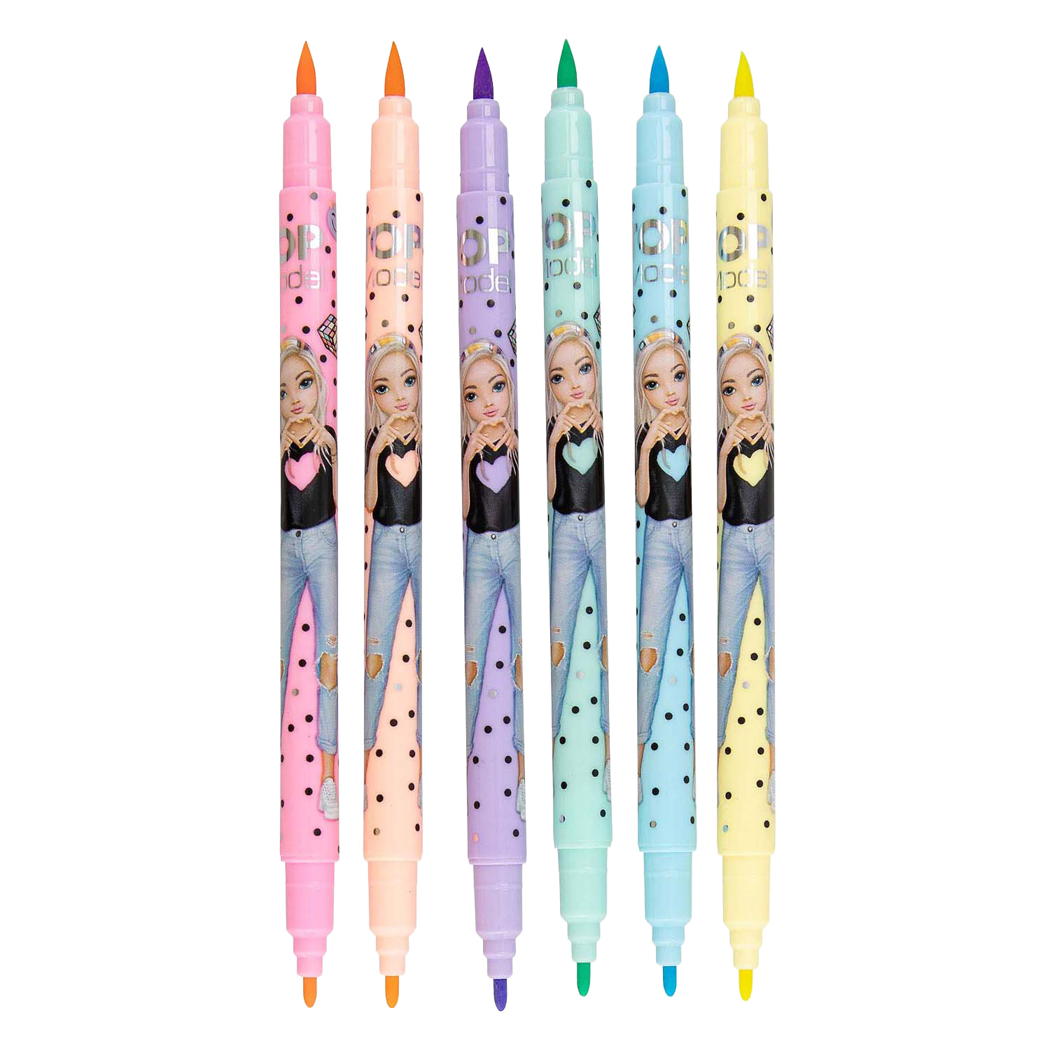 TOPModel Pastel Stiftenset, 6st.