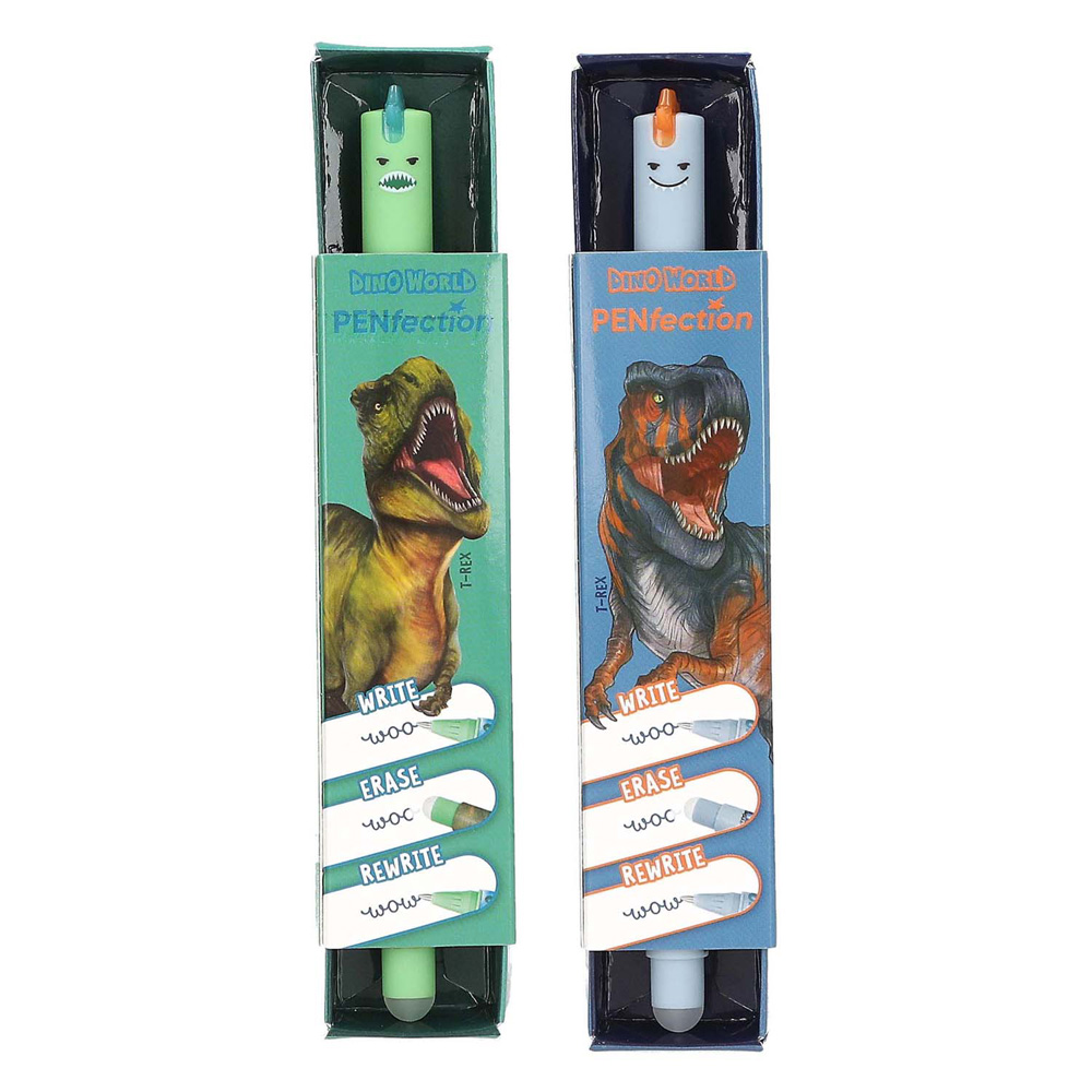 Stylo gel effaçable Dino World