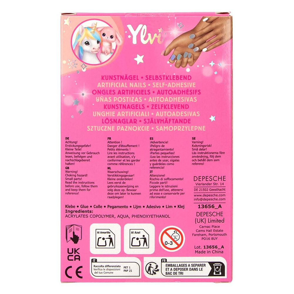 Ongles artificiels Ylvi, 24 pièces.