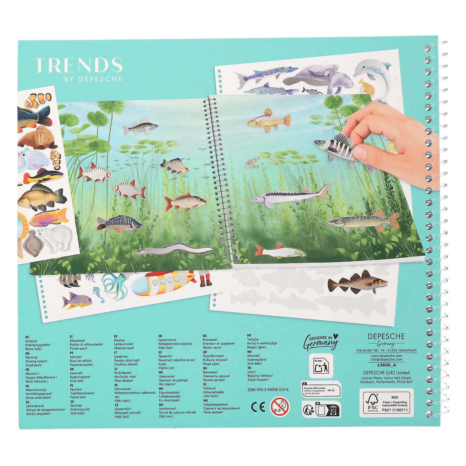 Create Your Ocean Life Stickerboek 