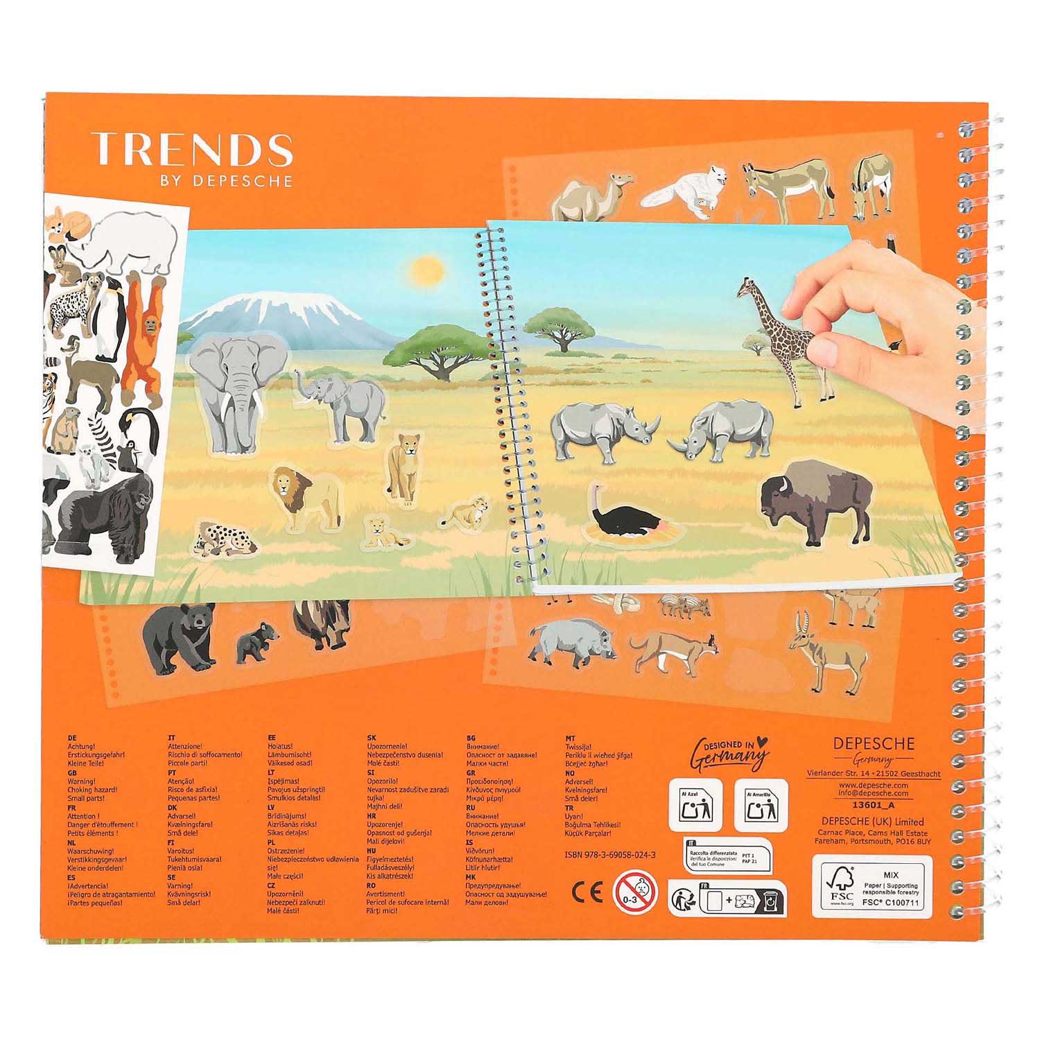 Create Your Wild Life Stickerboek 