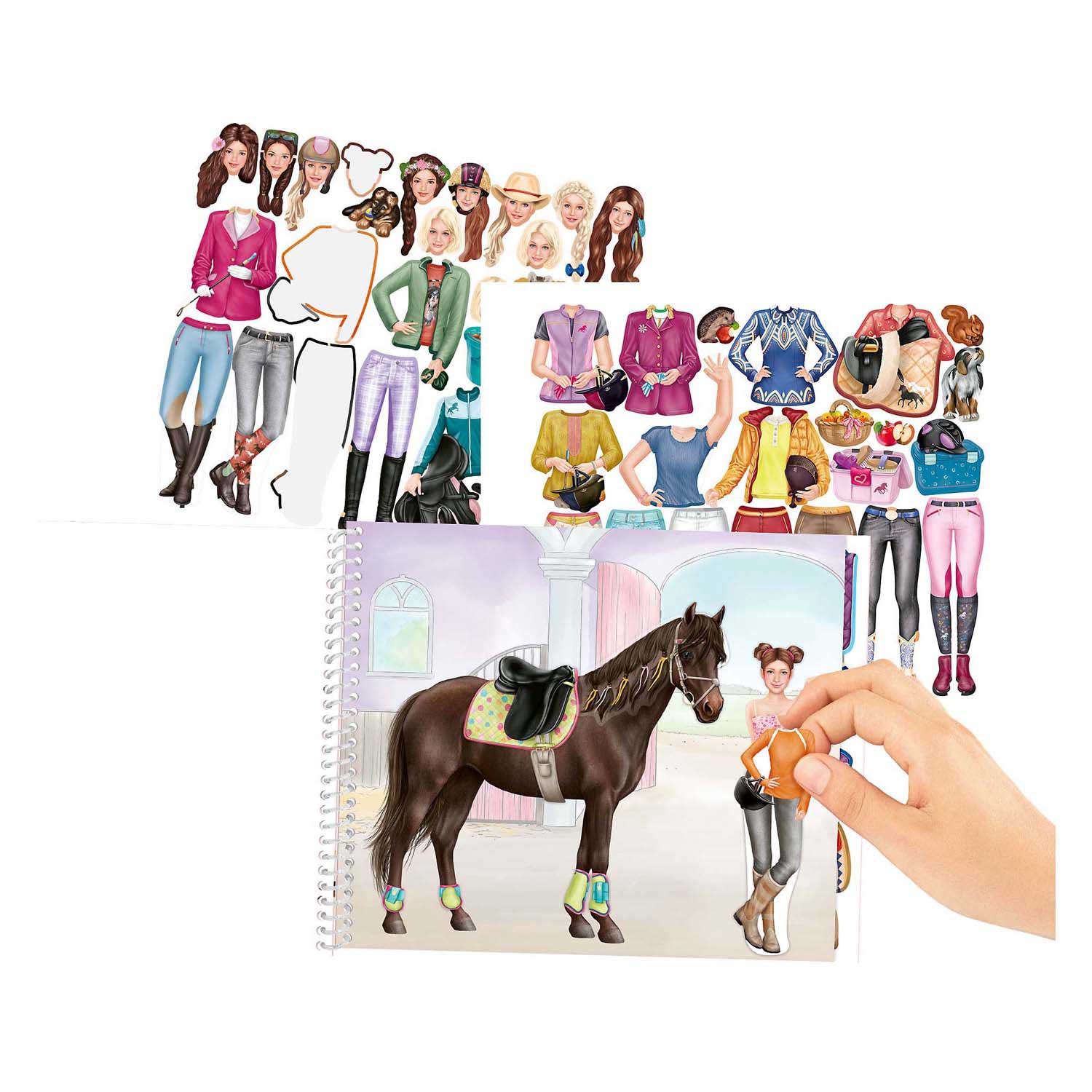 Miss Melody Dress Me Up Stickerboek