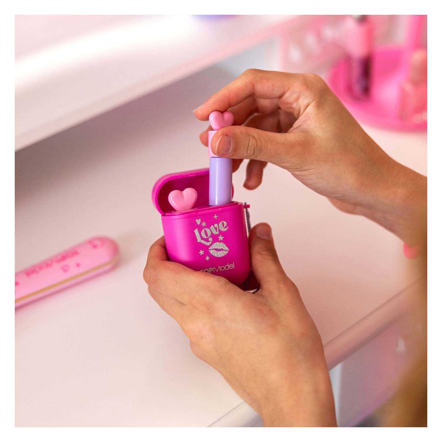 TOPModel Lipgloss in Oordopjes Doosje - 2st.