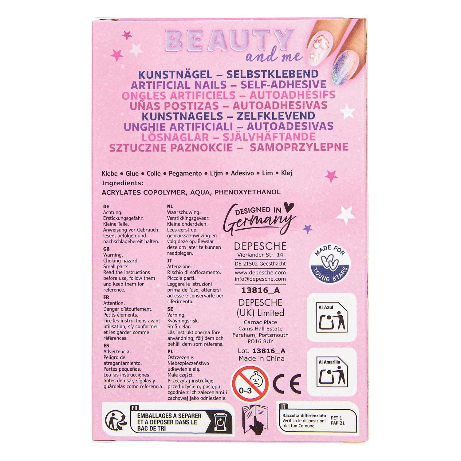TOPModel Kunstnagels Beauty and Me - 24st.