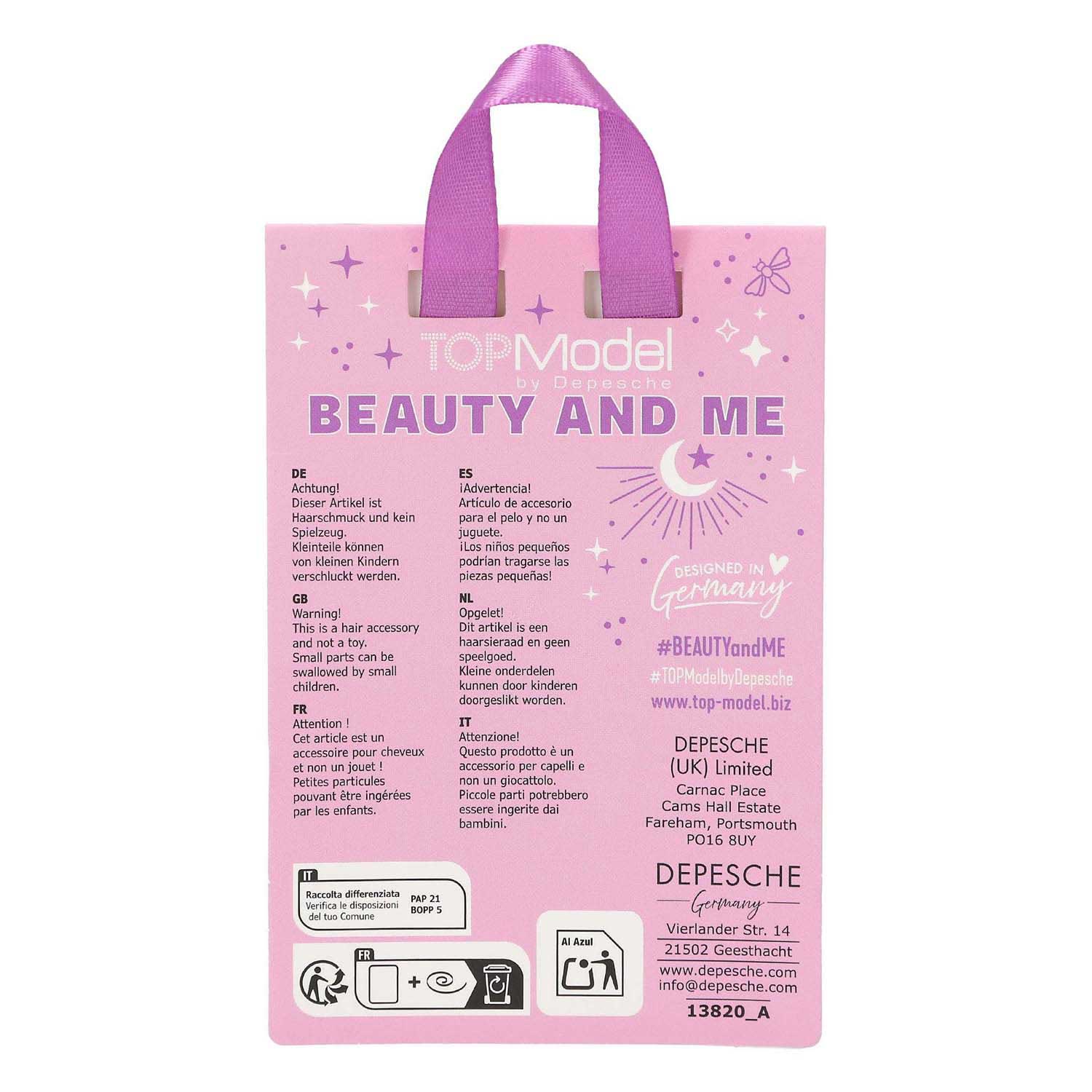 TOPModel Haarspeldjes met Hartjes Beauty and Me - 4st.