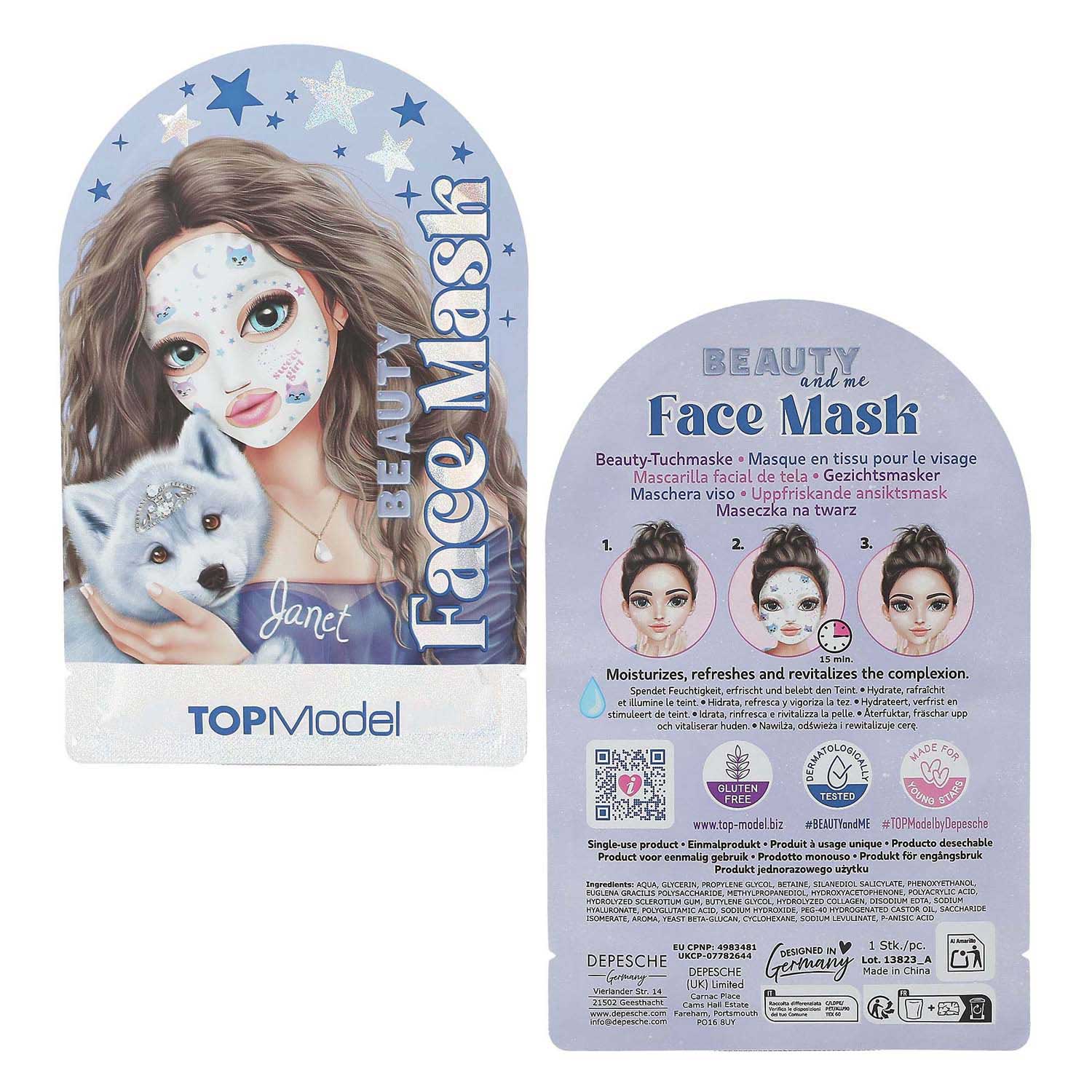 TOPModel Gezichtsmasker Beauty and Me
