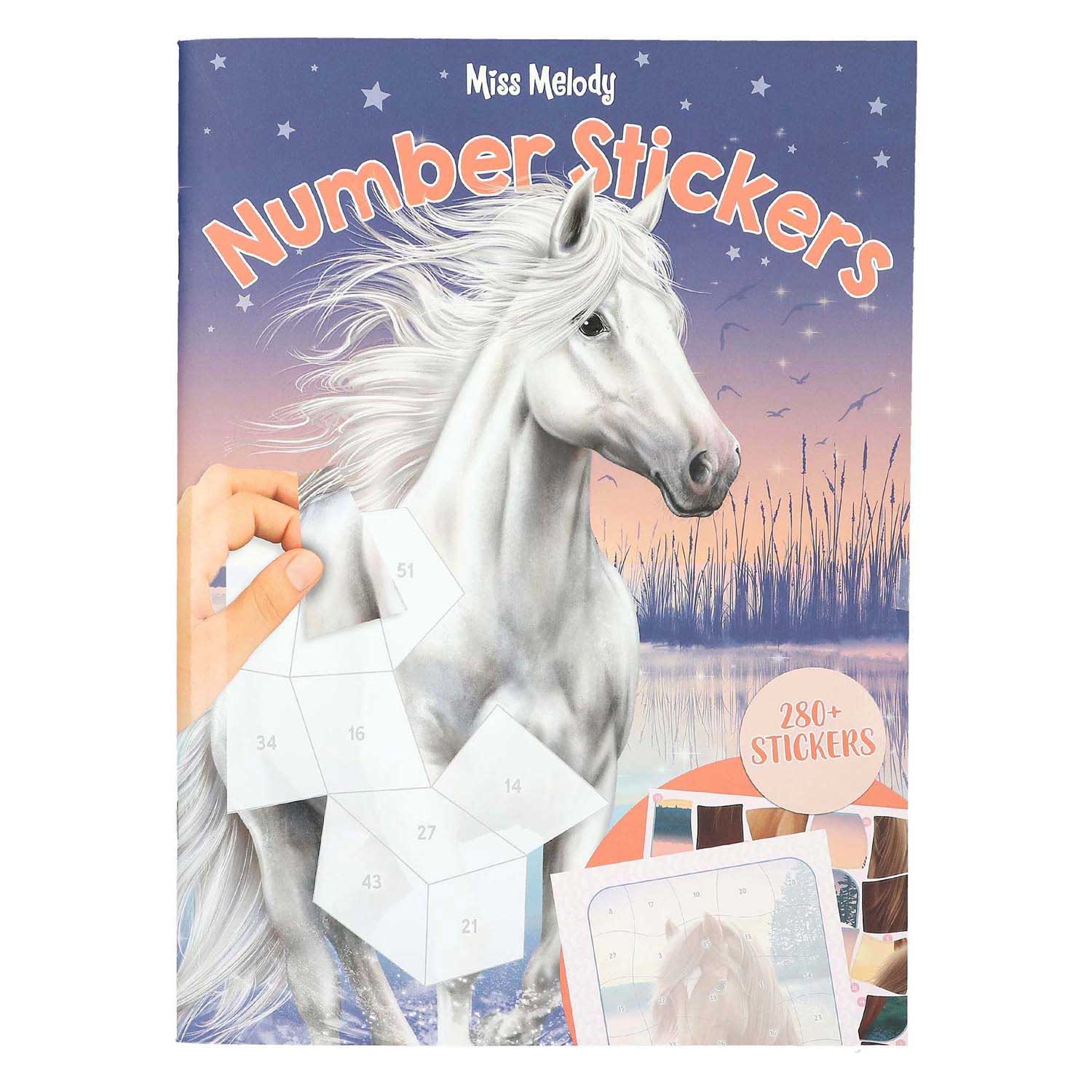 Miss Melody Zahlenaufkleber Stickerbuch