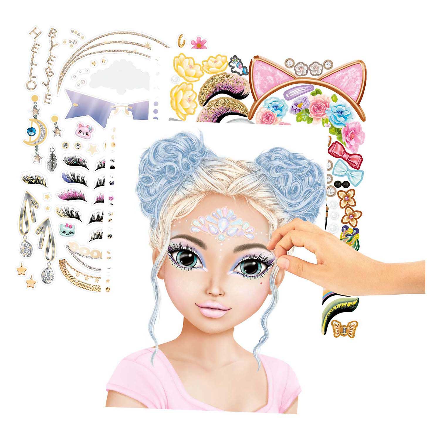 TOPModel Make-up Malbuch