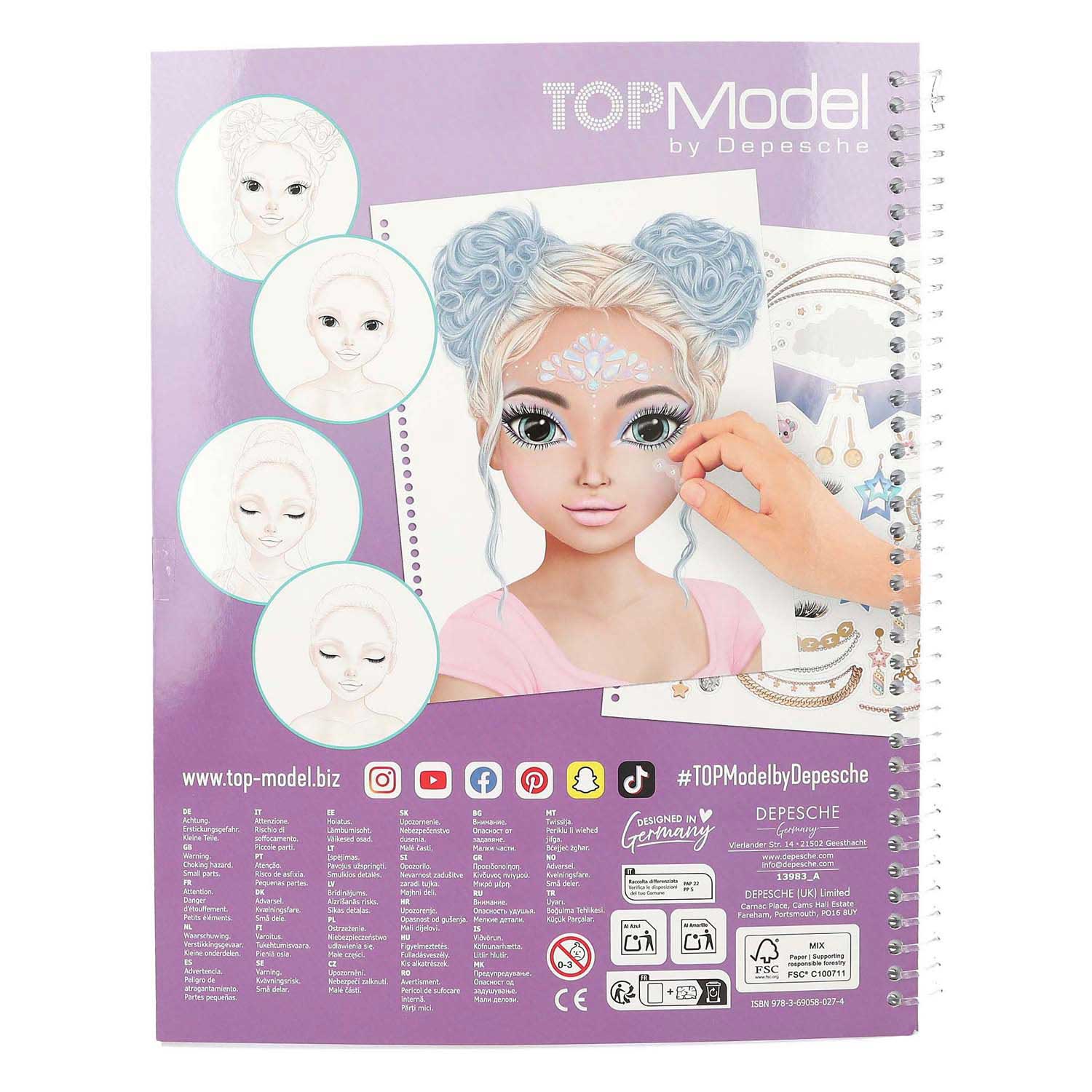 TOPModel Make-up Malbuch