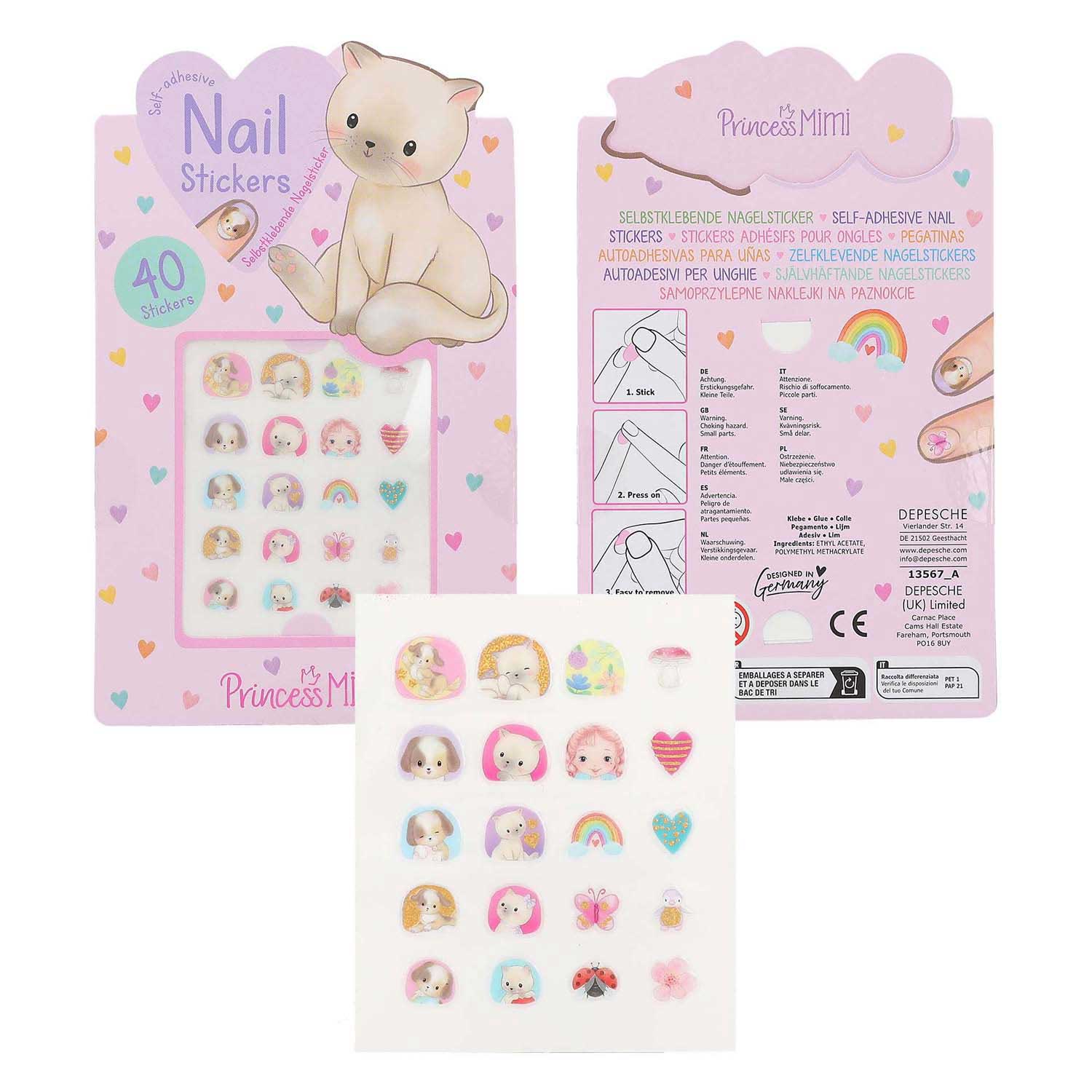 Princess Mimi Nagelstickers Dieren
