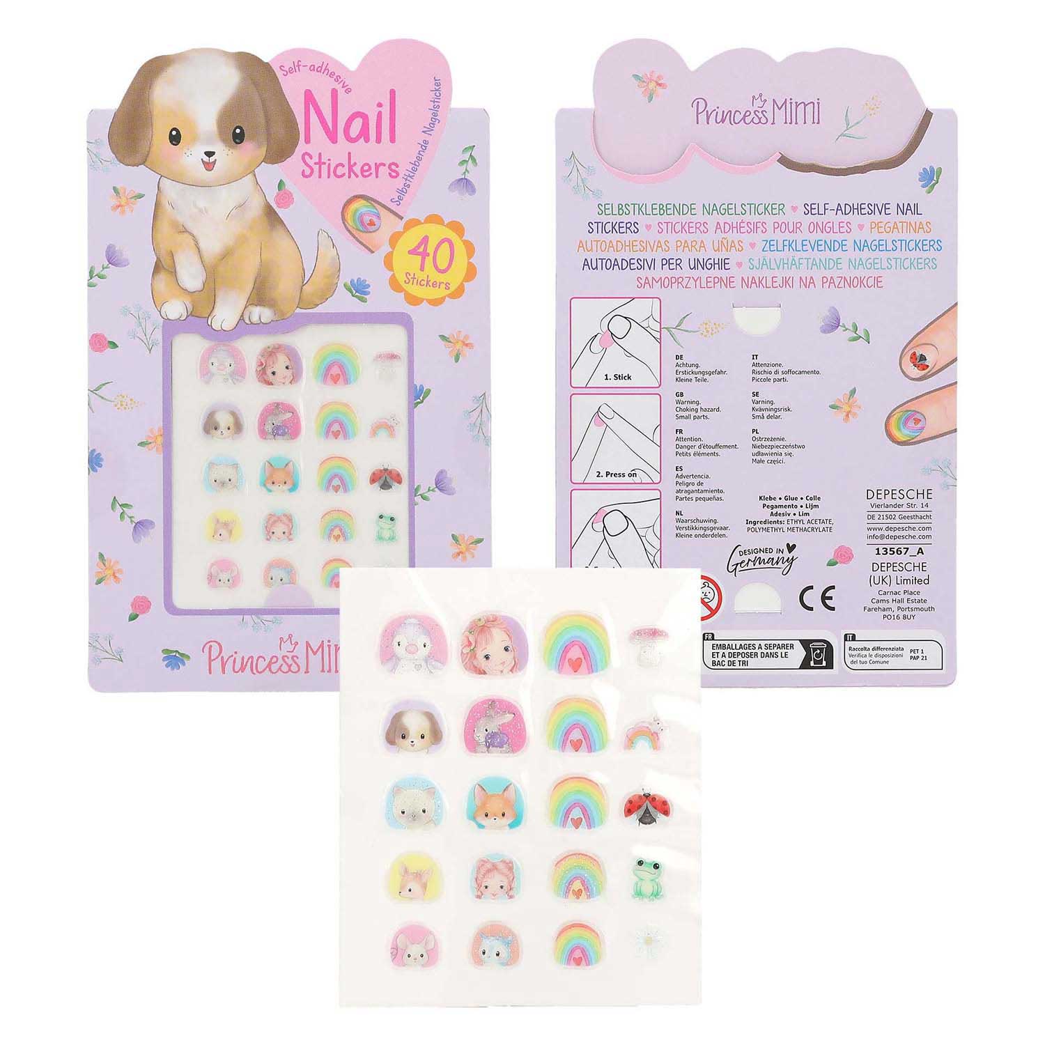 Princess Mimi Nagelstickers Dieren