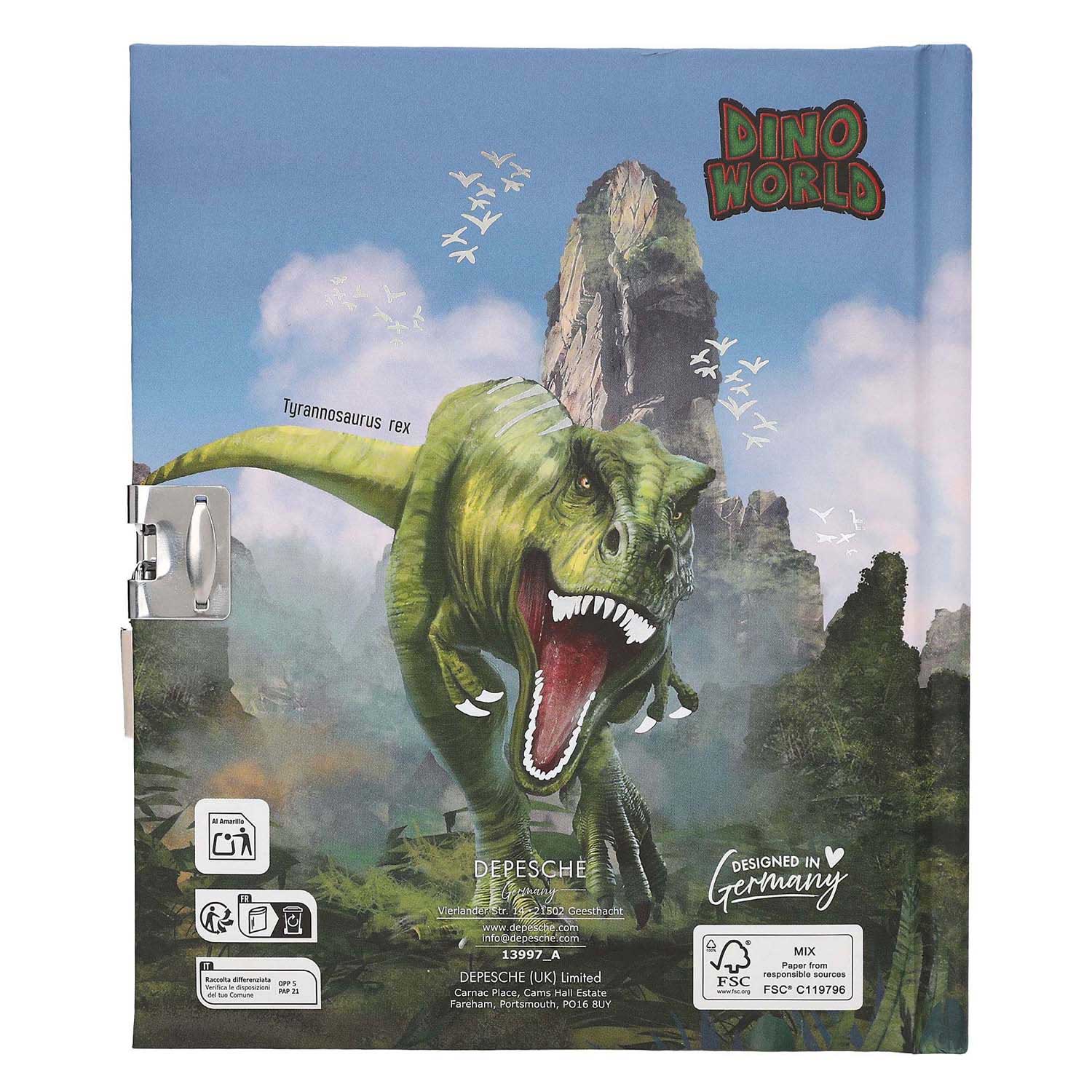 Dino World Dagboek met Slot