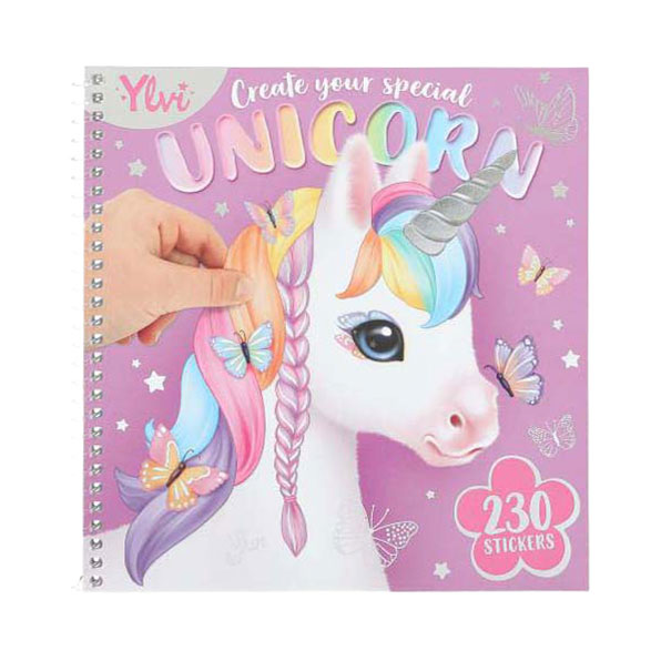 Ylvi Create Your Unicorn Dress me Up - Stickerboek