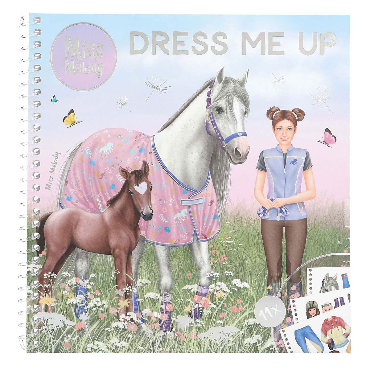 Miss Melody Dress me Up - Stickerboek