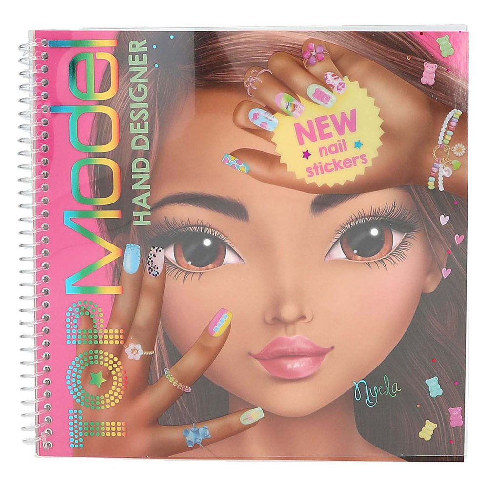 Livre de coloriage TOPModel Créez votre design de main