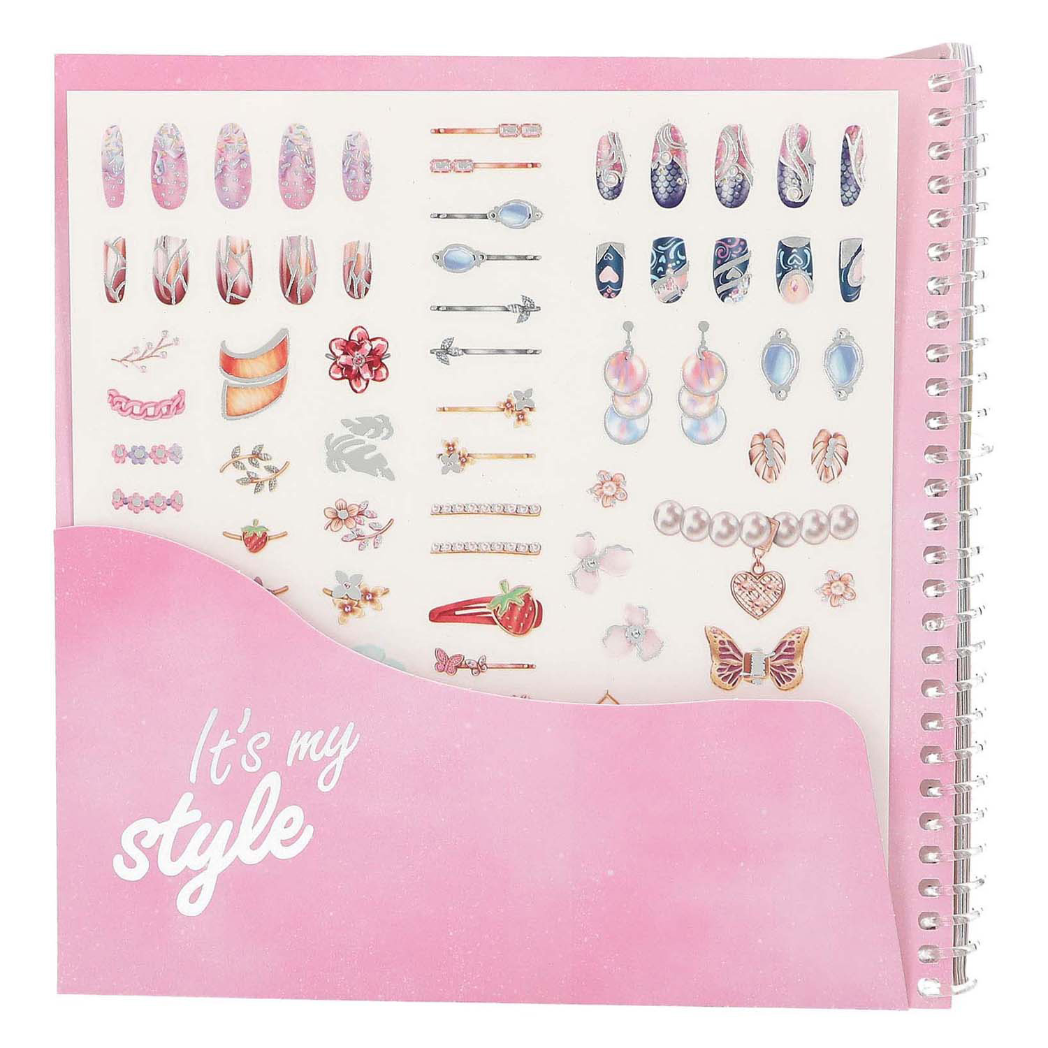 TOPModel Dress me up Face Stickerboek