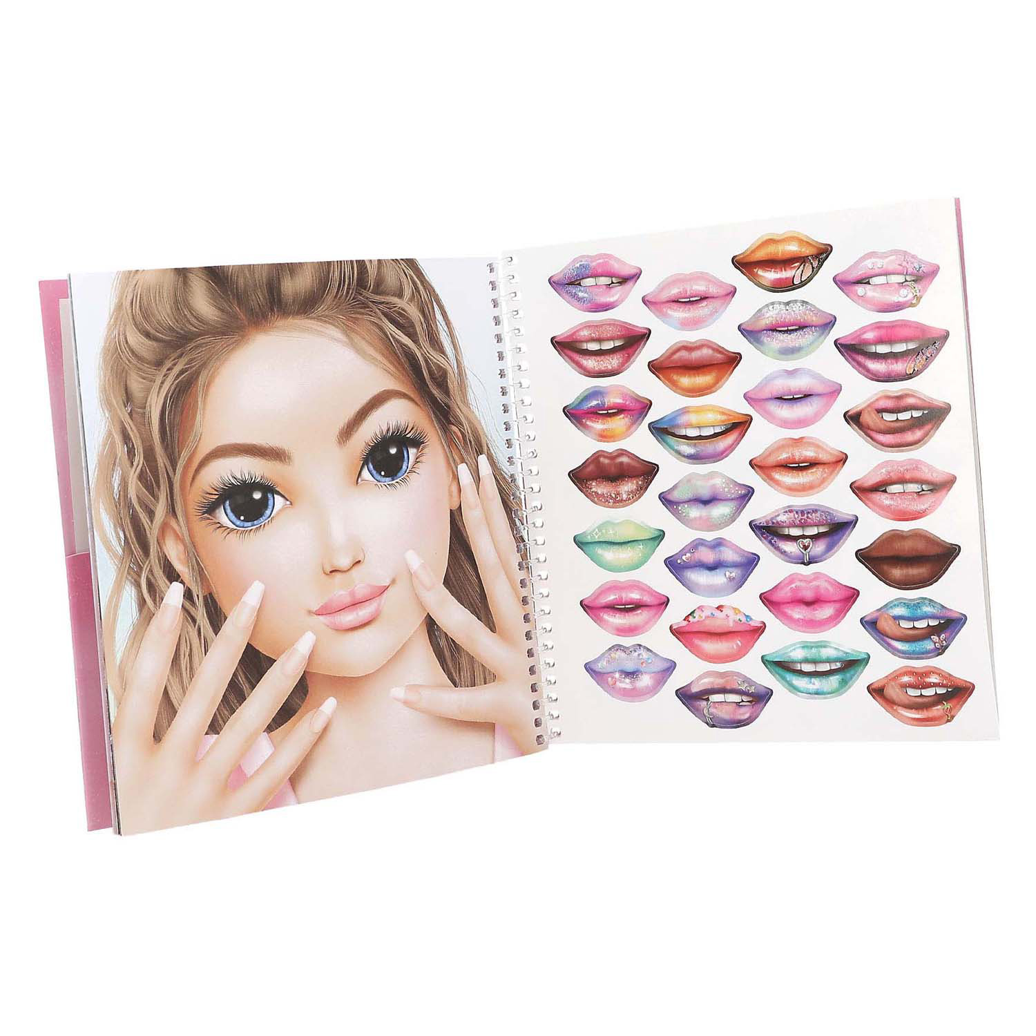 TOPModel Dress me up Face Stickerboek