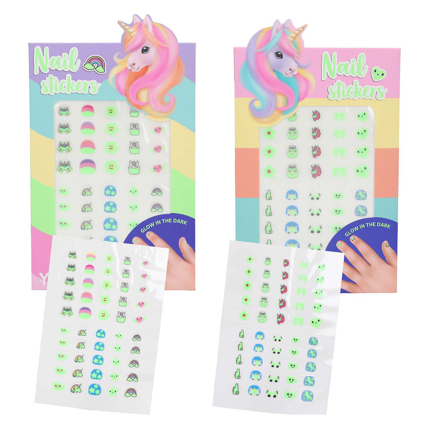 Ylvi Nagelstickers Glow in the Dark - 100st.