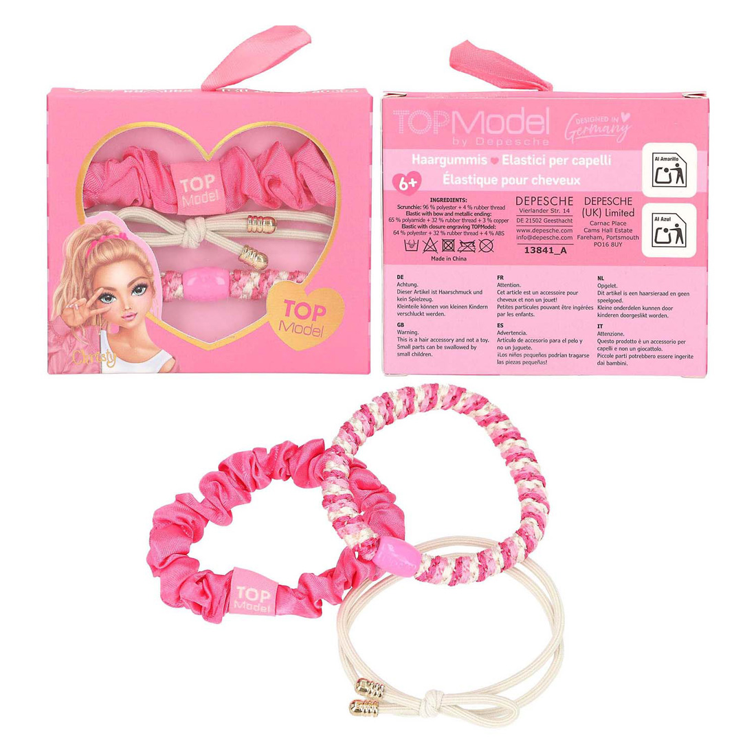 TOPModel Haarelastiekjes Set - 3dlg.