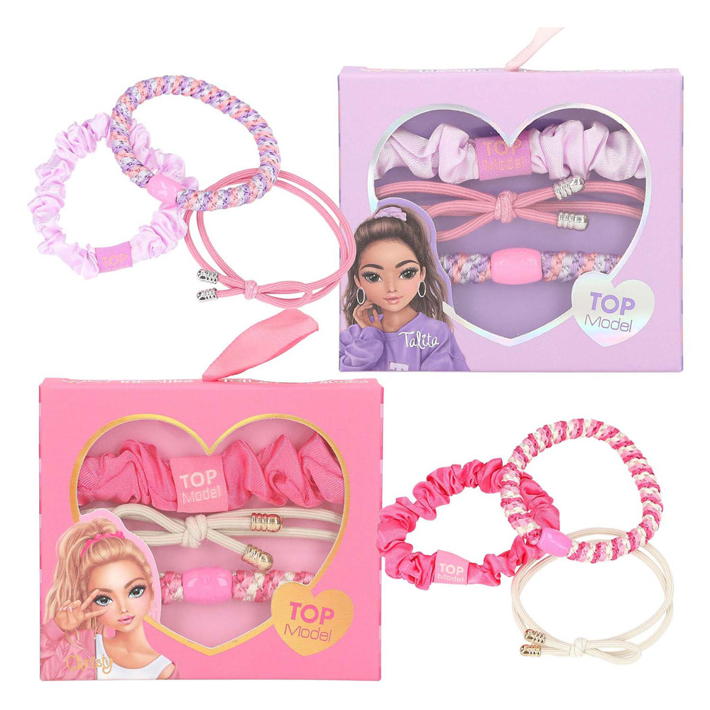 TOPModel Haarelastiekjes Set - 3dlg.