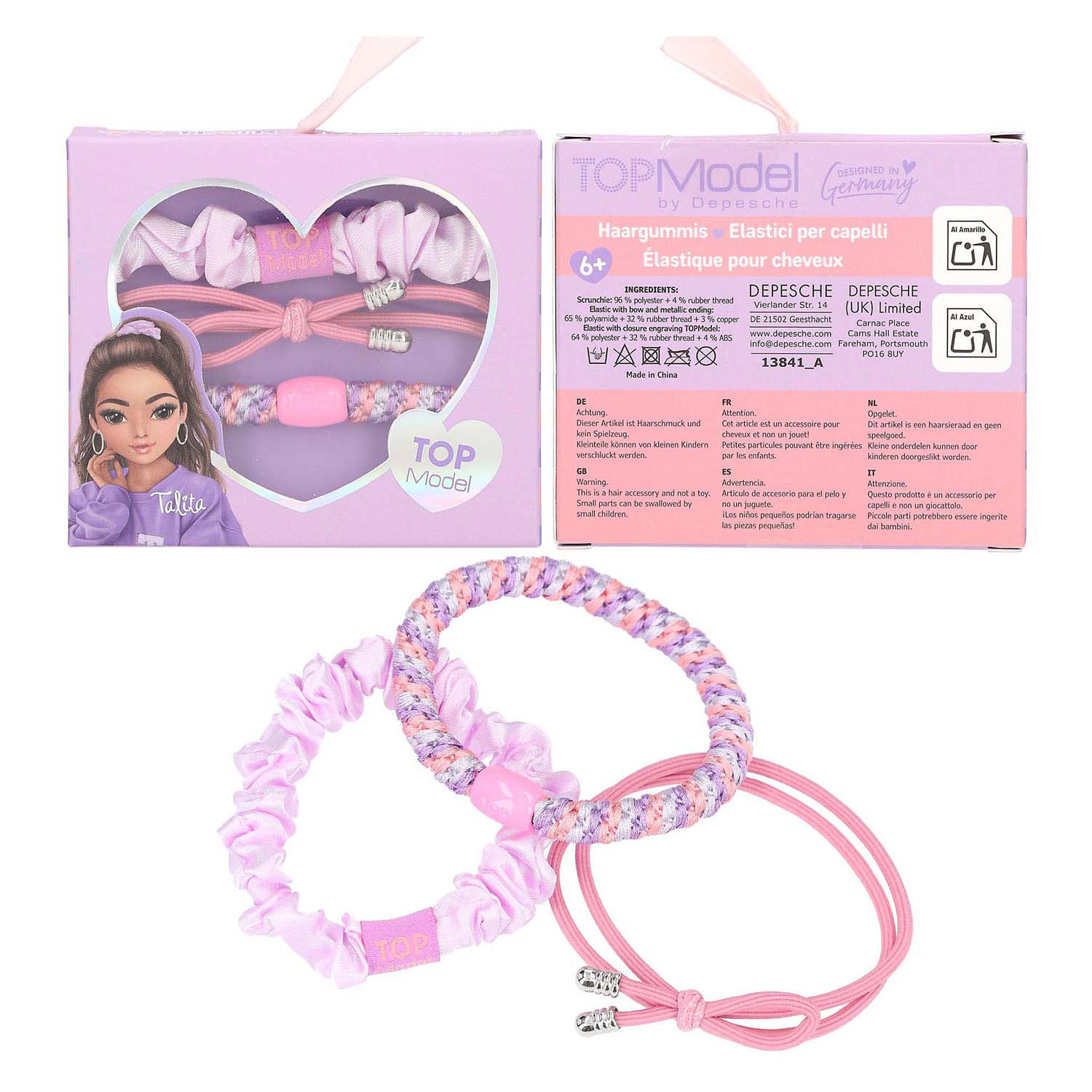 TOPModel Haarelastiekjes Set - 3dlg.