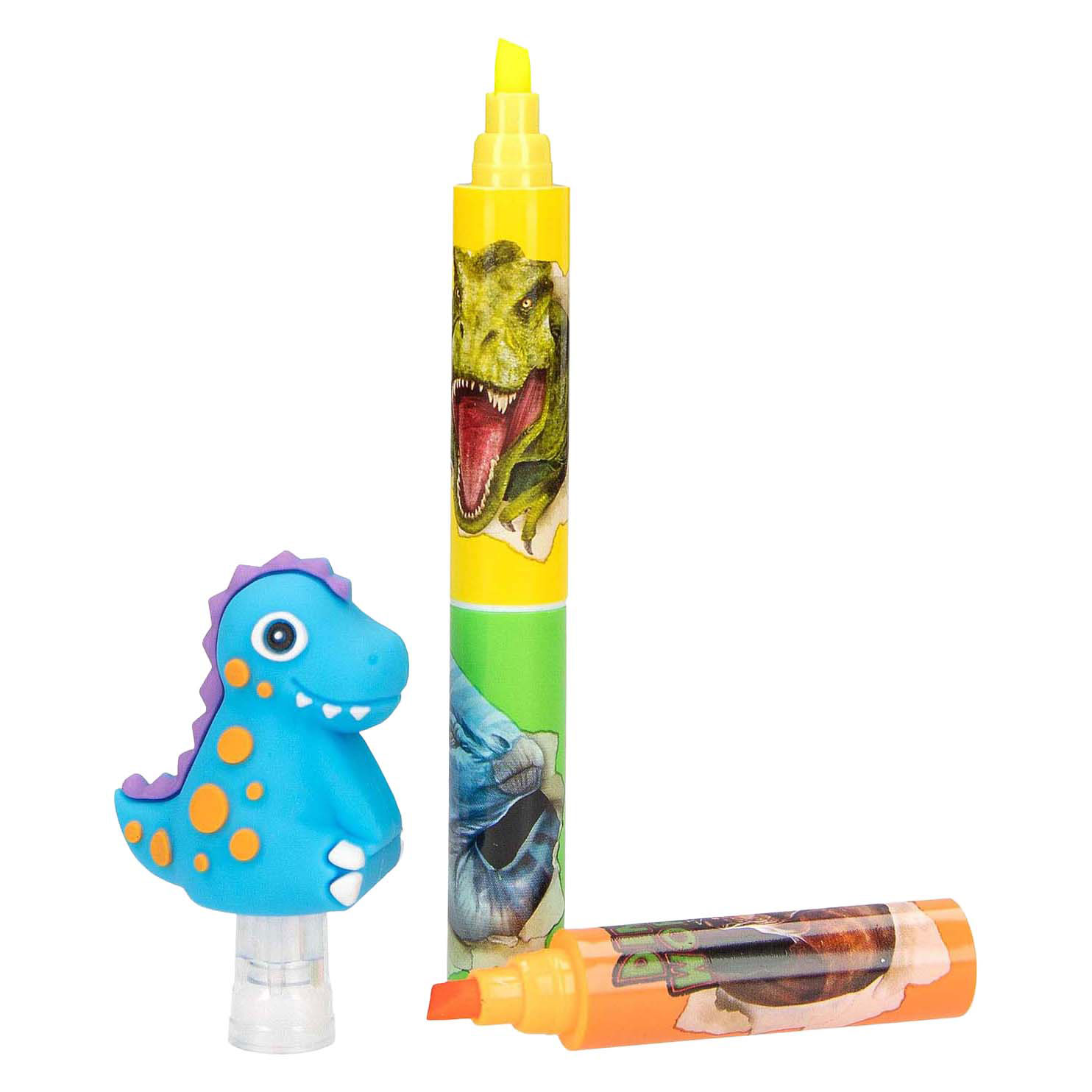 Dino World Textmarker mit Dino