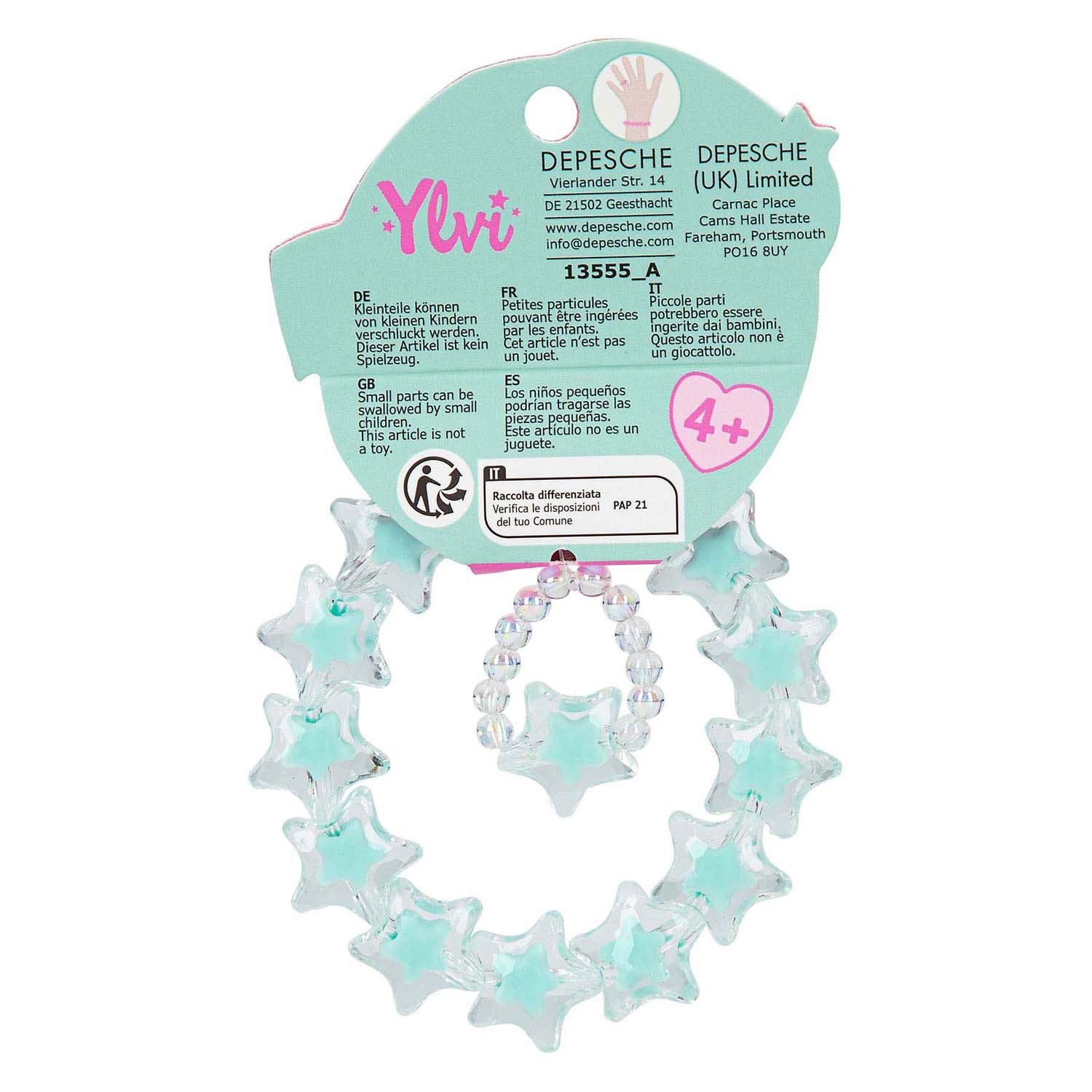 Ylvi Sterrenarmband en Ring