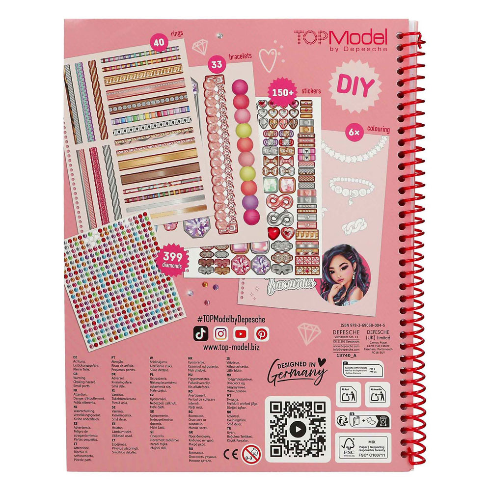 TOPModel Create your Bling Bling Kleurboek