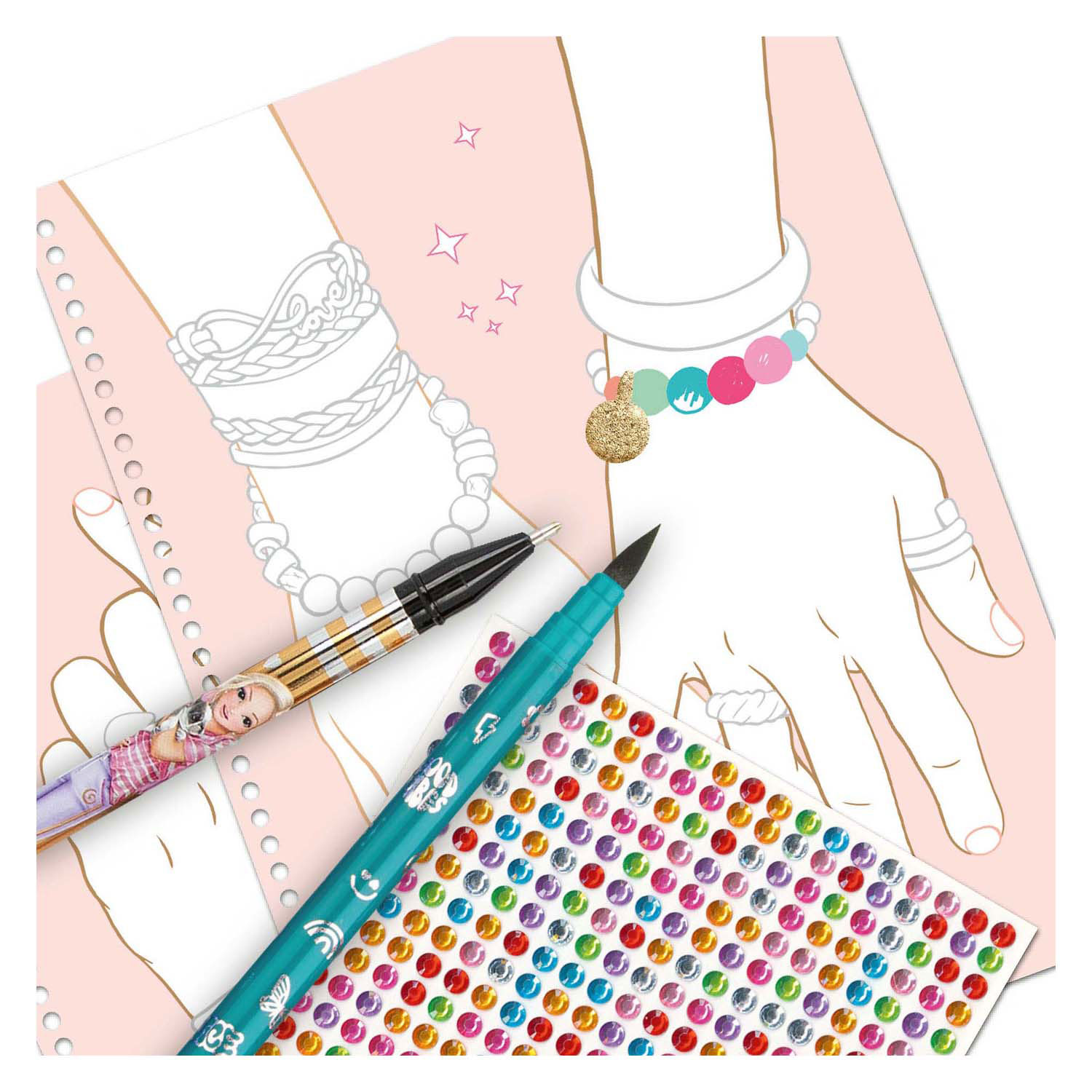 TOPModel Create your Bling Bling Kleurboek