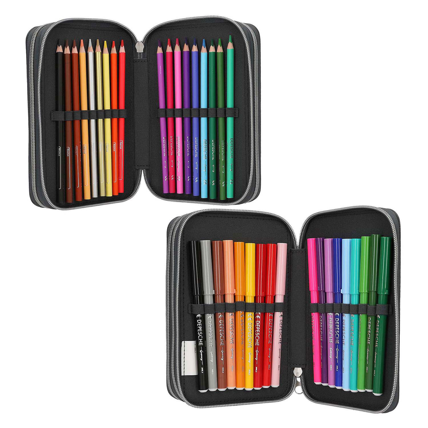 Action World 3-Vaks Gevulde Etui