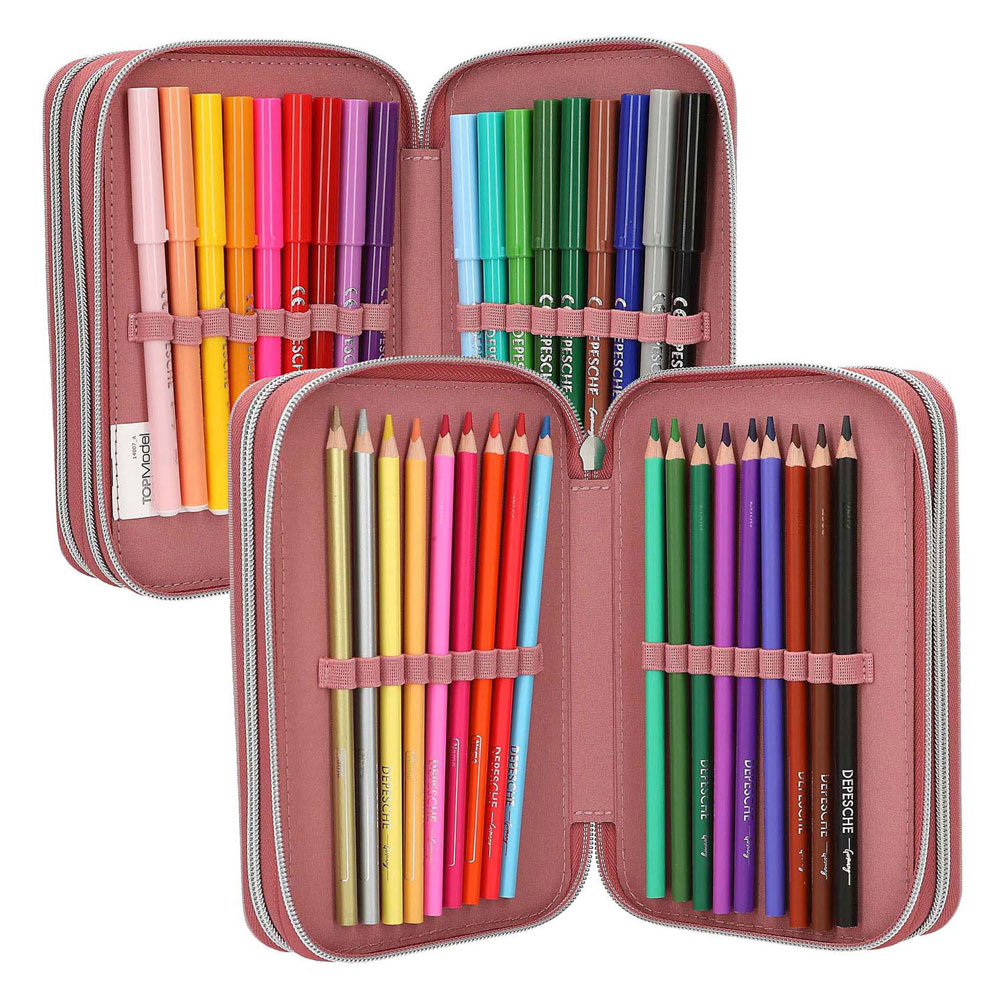 TOPModel 3-Vaks Etui Dots