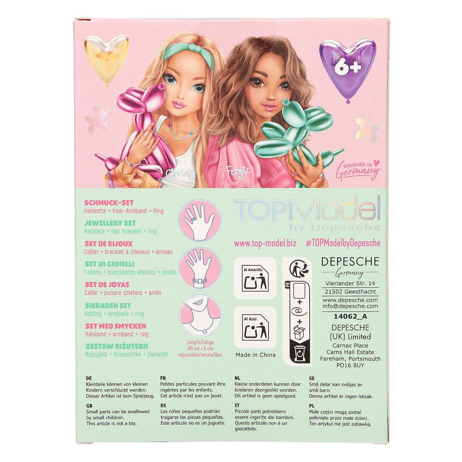 Ensemble de bijoux TOPModel