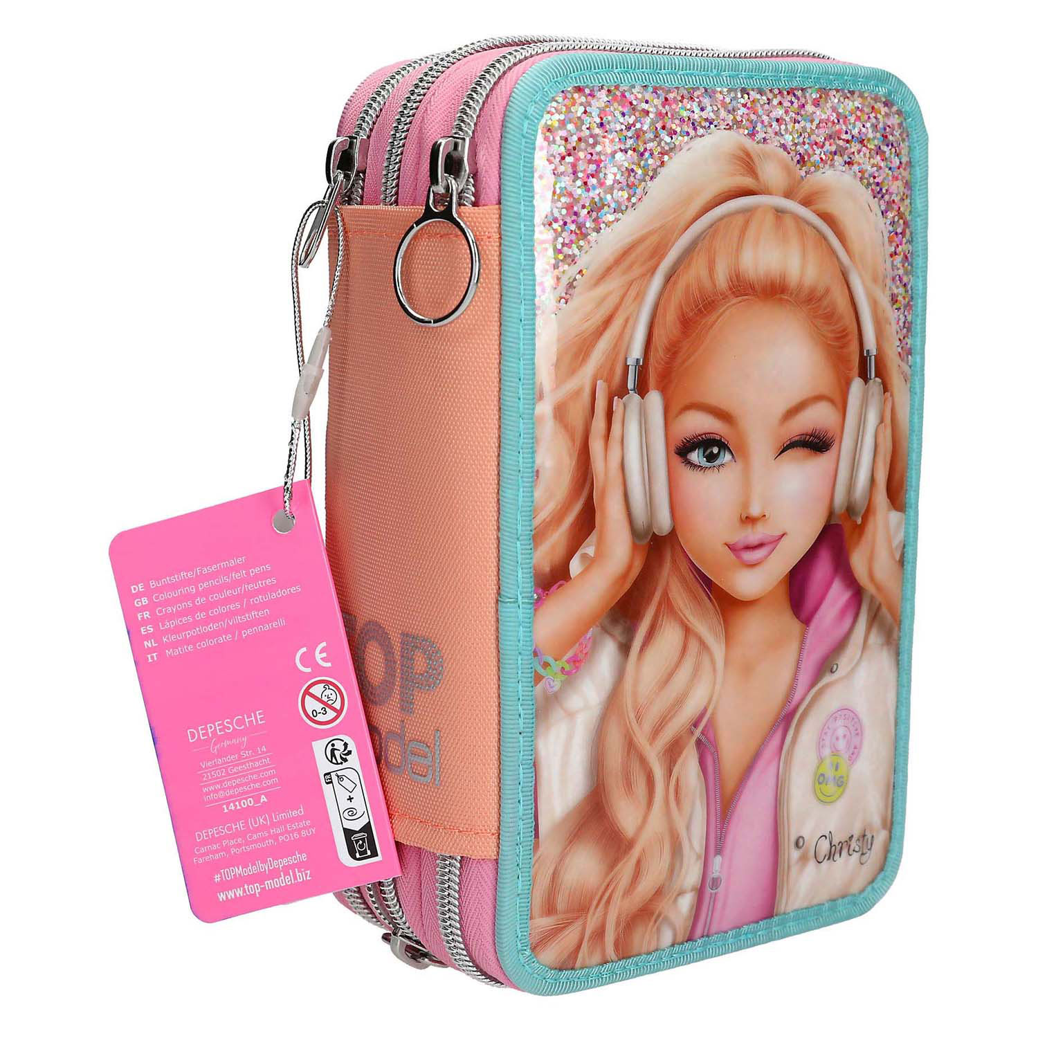 TOPModel 3-Vaks Etui Music