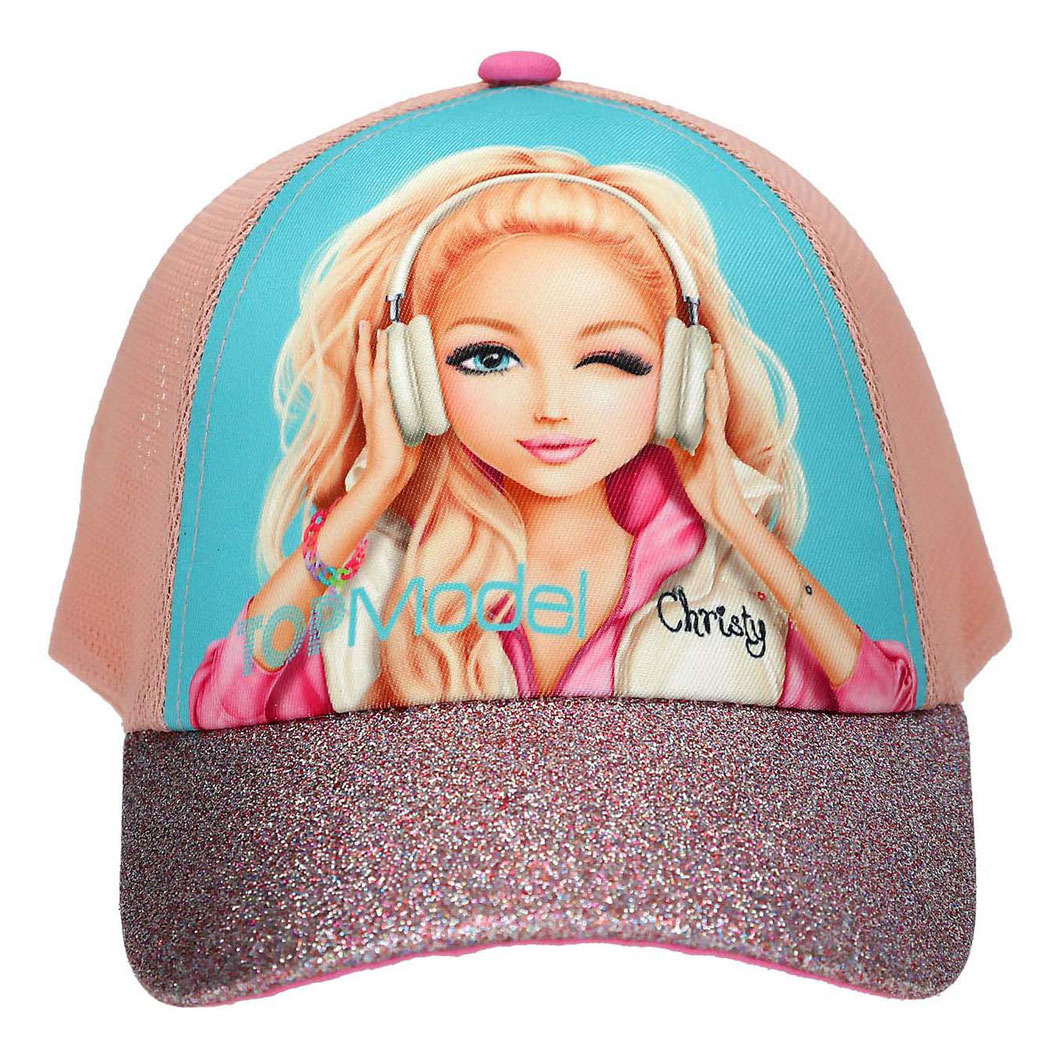 TOPModel Cap met Print en Glitter Music