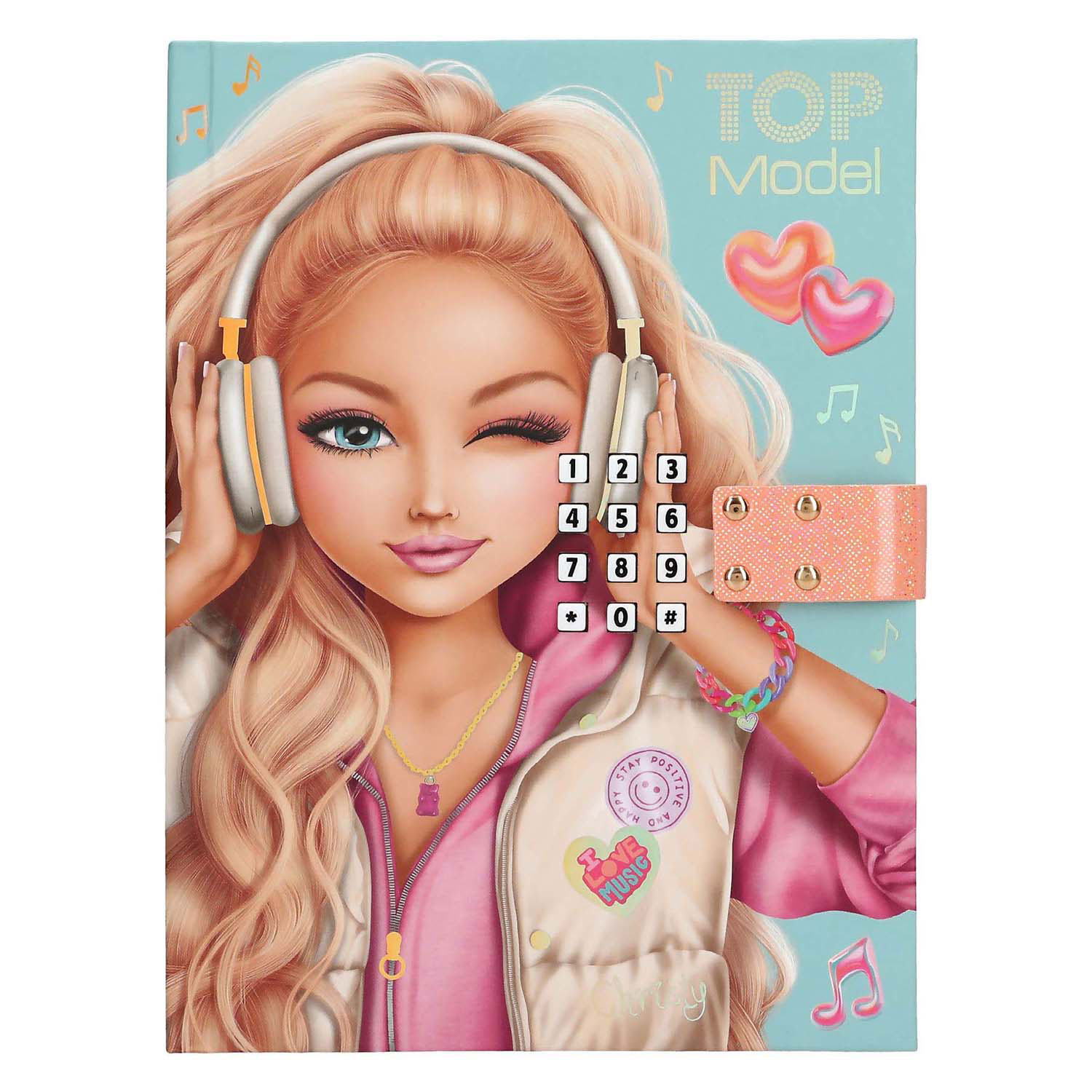 TOPModel Dagboek met Code en Muziek Music