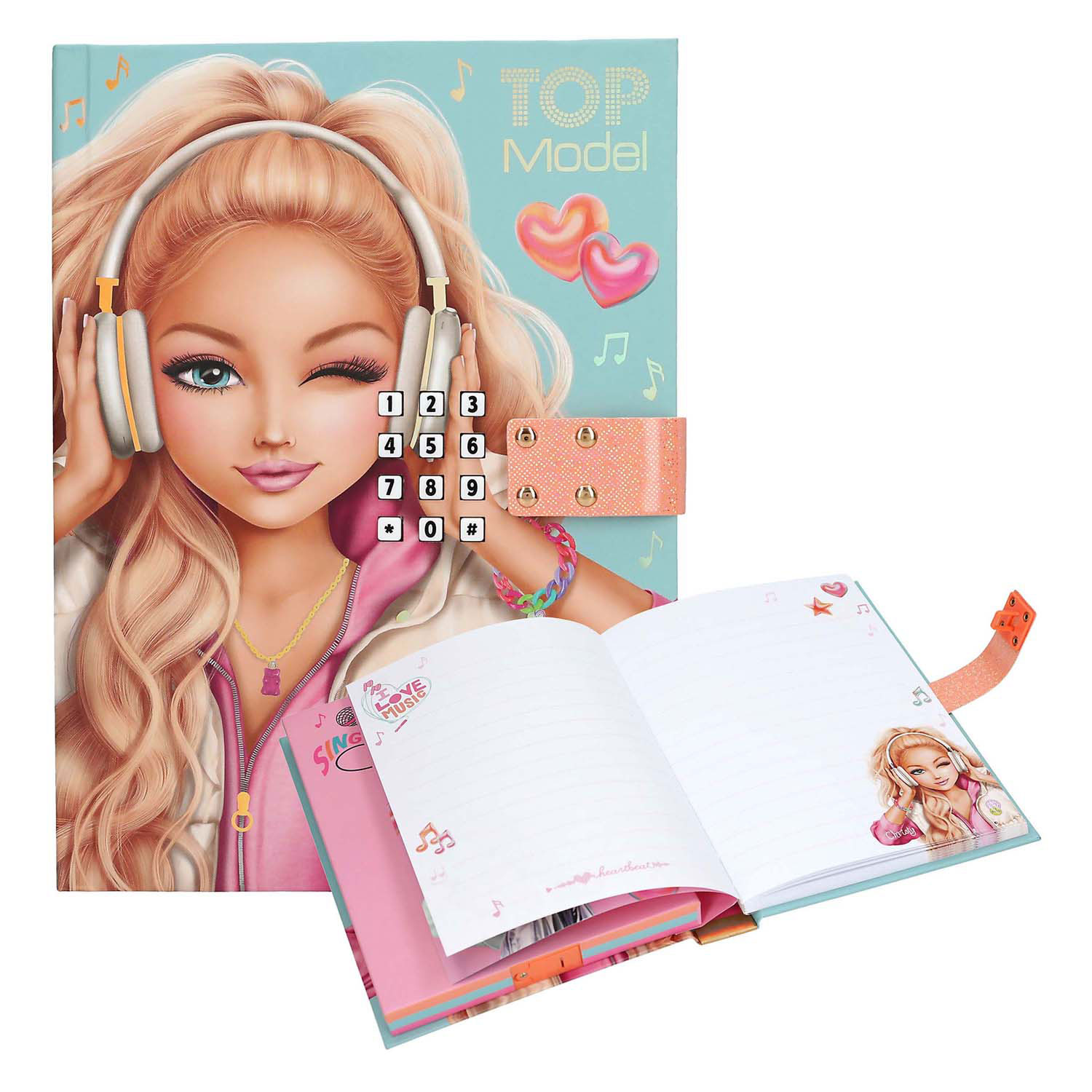 TOPModel Dagboek met Code en Muziek Music