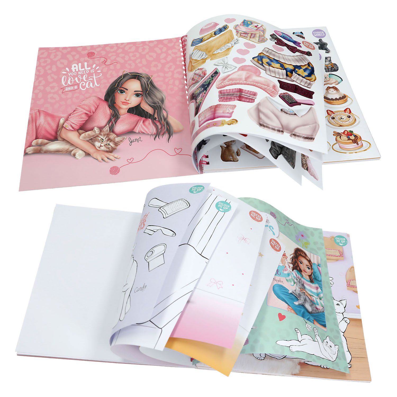 TOPModel Create your Kitty Kleurboek